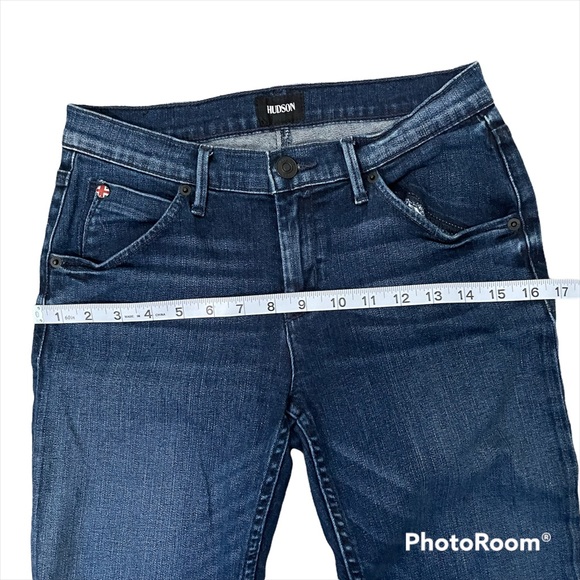 Hudson Bailee Mid-Rise Crop Baby Boot Jeans Size 27 - Picture 11 of 16